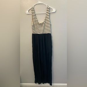 Lily Rose Maxi Dress XS Stripe Tank Sleeveless